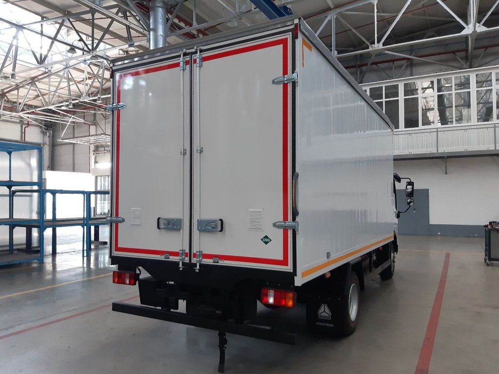 Цельнометаллический автофургон со сдвижной крышей Homan-H3 4x2 CNG - 6 т / 24 куб.м