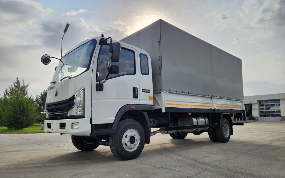 Бортовой автомобиль с тентом Homan-H3 4x2 - 6 т / 24 куб.м