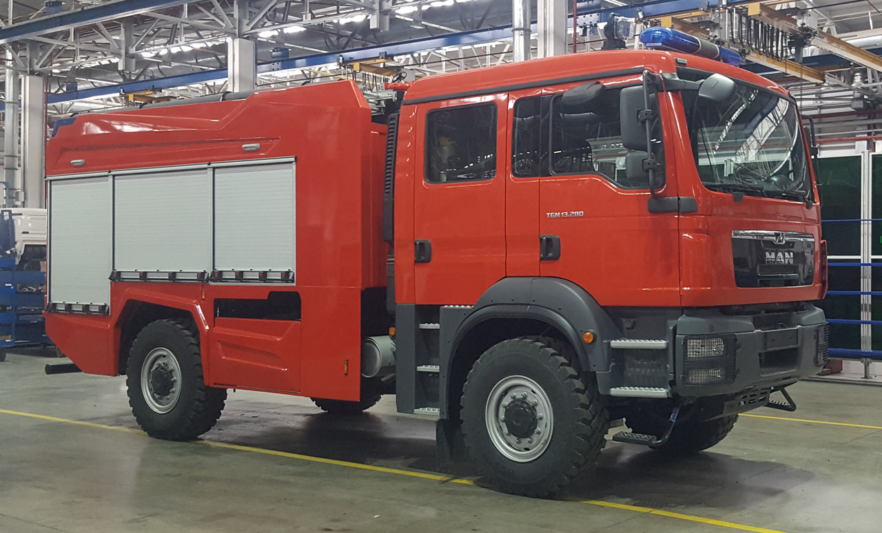 Пожарная автоцистерна MAN TGM 13.240 4x4 BB F803 - 4 куб.м