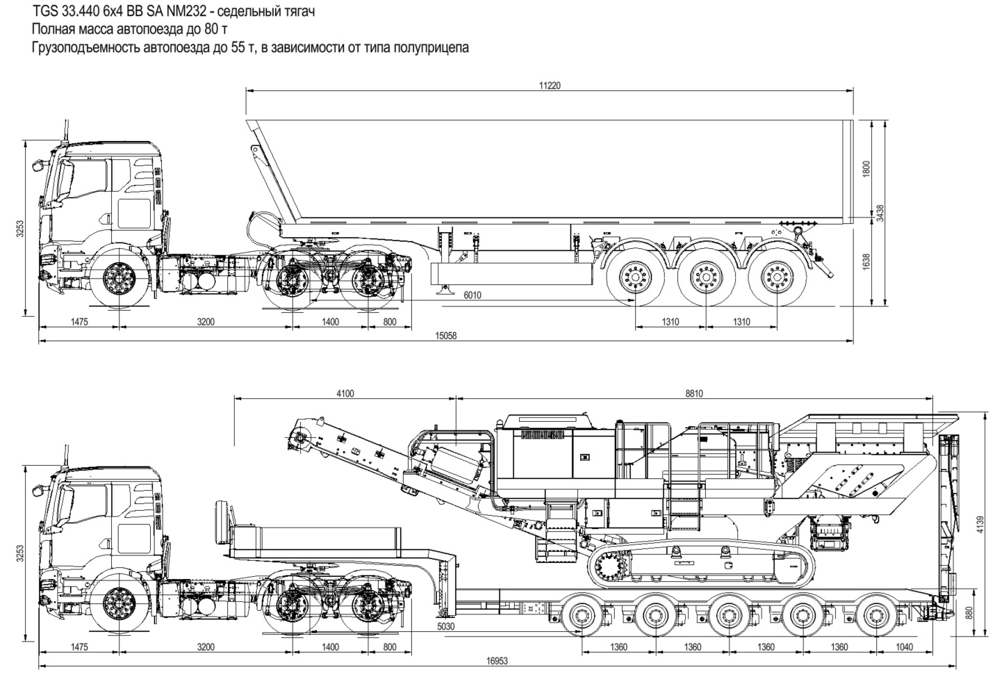 Седельный тягач MAN TGS 33.440 6x4 BB SA NM232 - Mediton Euro 2