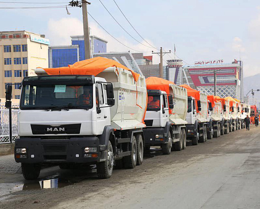 JV MAN Auto-Uzbekistan Афғонистонга техника экспорт қилди