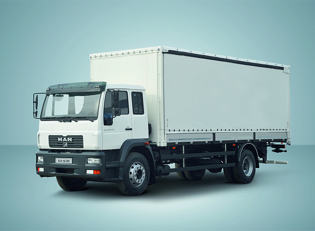 Insulated van MAN CLA 16.230 4X2 BB CS25UX 