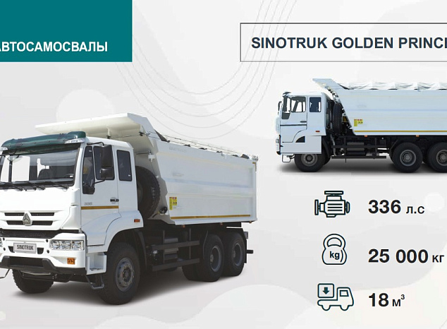 SINOTRUK GOLDEN PRINCE 6Х4