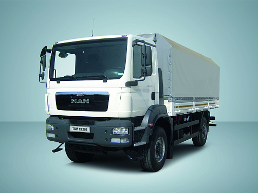 On-board car platform with awning MAN TGM 13.280 4X4 BB С05