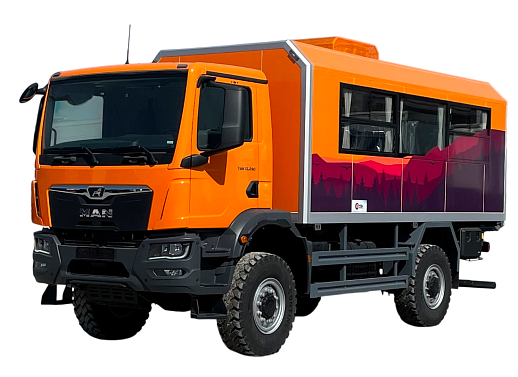 Вахтовый автобус MAN TGM 13.290 4x4 BB CH A065 - 20 мест.